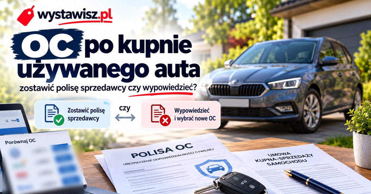 OC po kupnie używanego auta – zostawić polisę sprzedawcy czy wypowiedzieć? – zdjęcie do poradnika