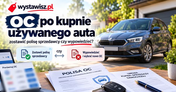 OC po kupnie używanego auta – zostawić polisę sprzedawcy czy wypowiedzieć? – zdjęcie do poradnika