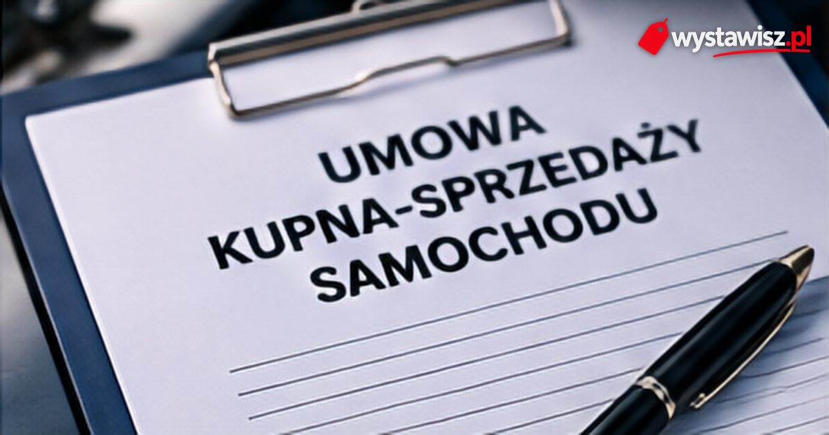 Umowa kupna-sprzedaży samochodu – jak ją wypełnić pole po polu (darmowy wzór PDF) – zdjęcie do poradnika