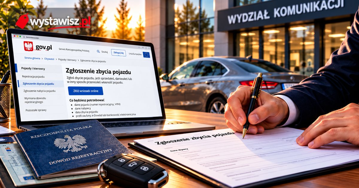 Zgłoszenie zbycia pojazdu – termin, kara i jak to zrobić online – zdjęcie do poradnika