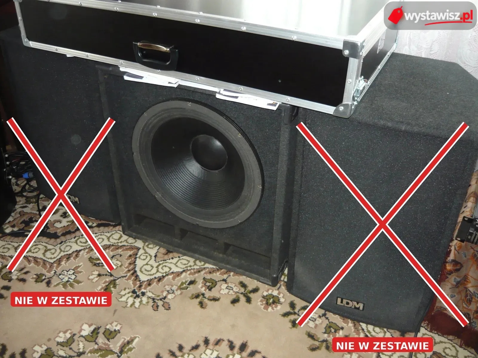 Subwoofer estradowy 18" z głośnikiem Beyma 1000 W