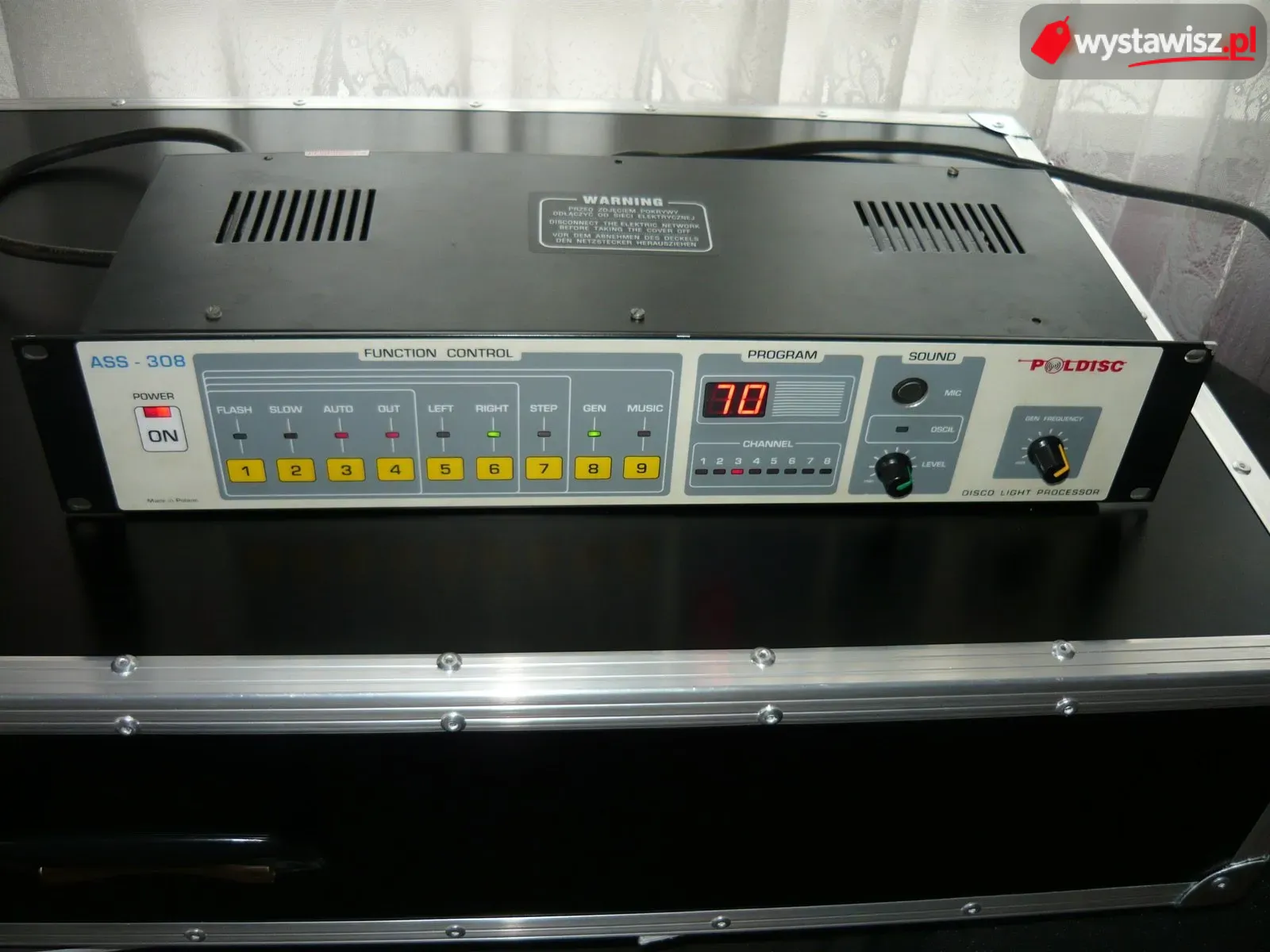 Sterownik świateł Poldisc ASS-308 – Disco Light Processor