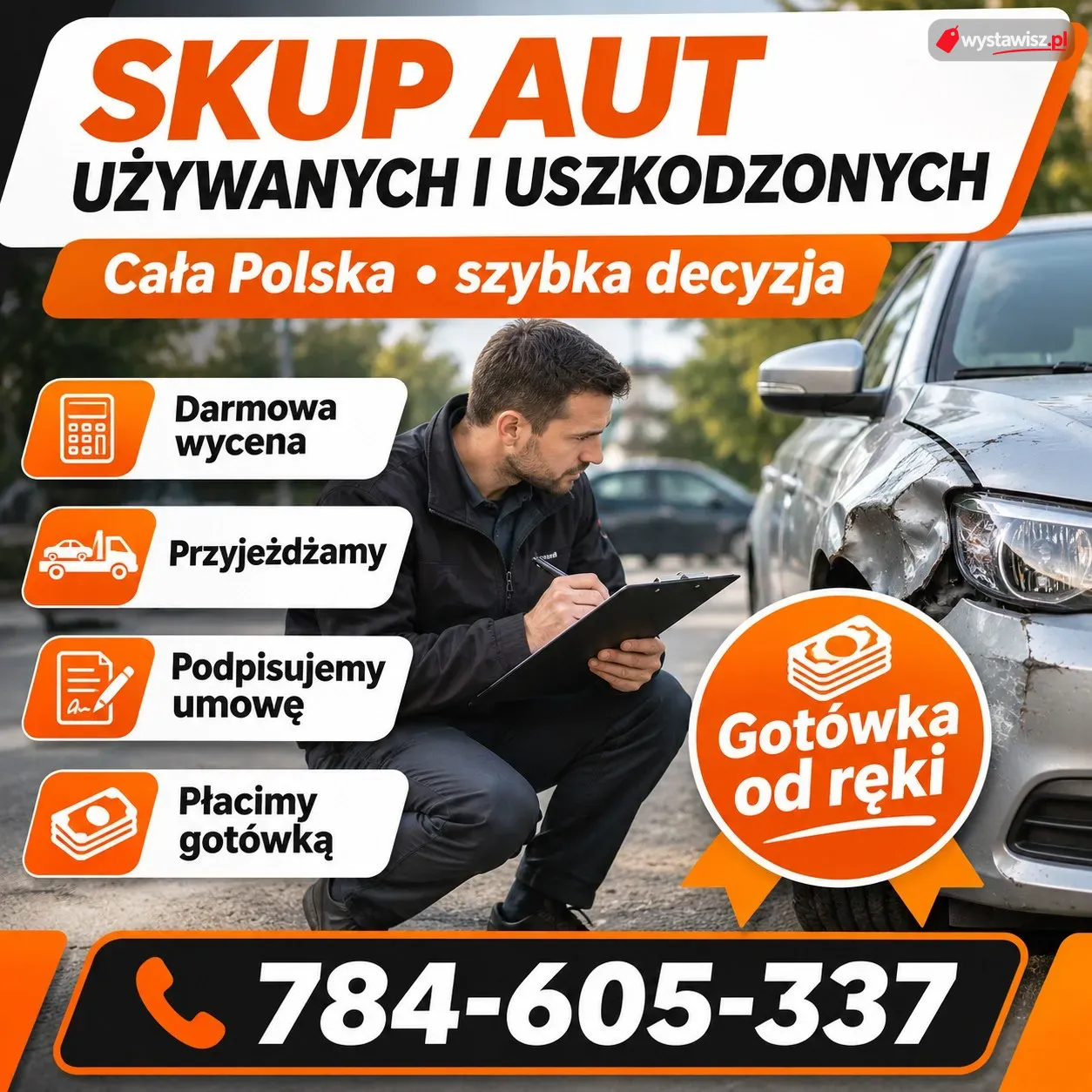 Kupię auto uszkodzone lub powypadkowe – szybka wycena ze zdjęć
