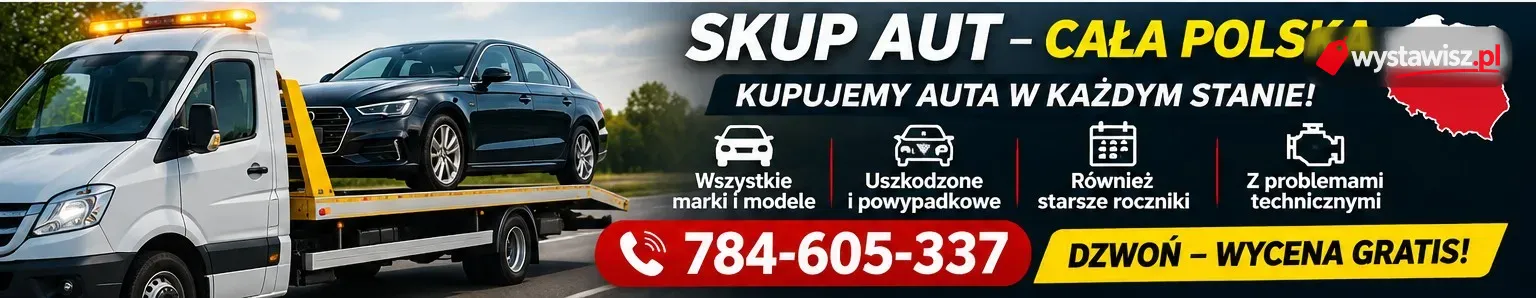 Skup aut bez przeglądu, z usterką silnika lub skrzyni biegów