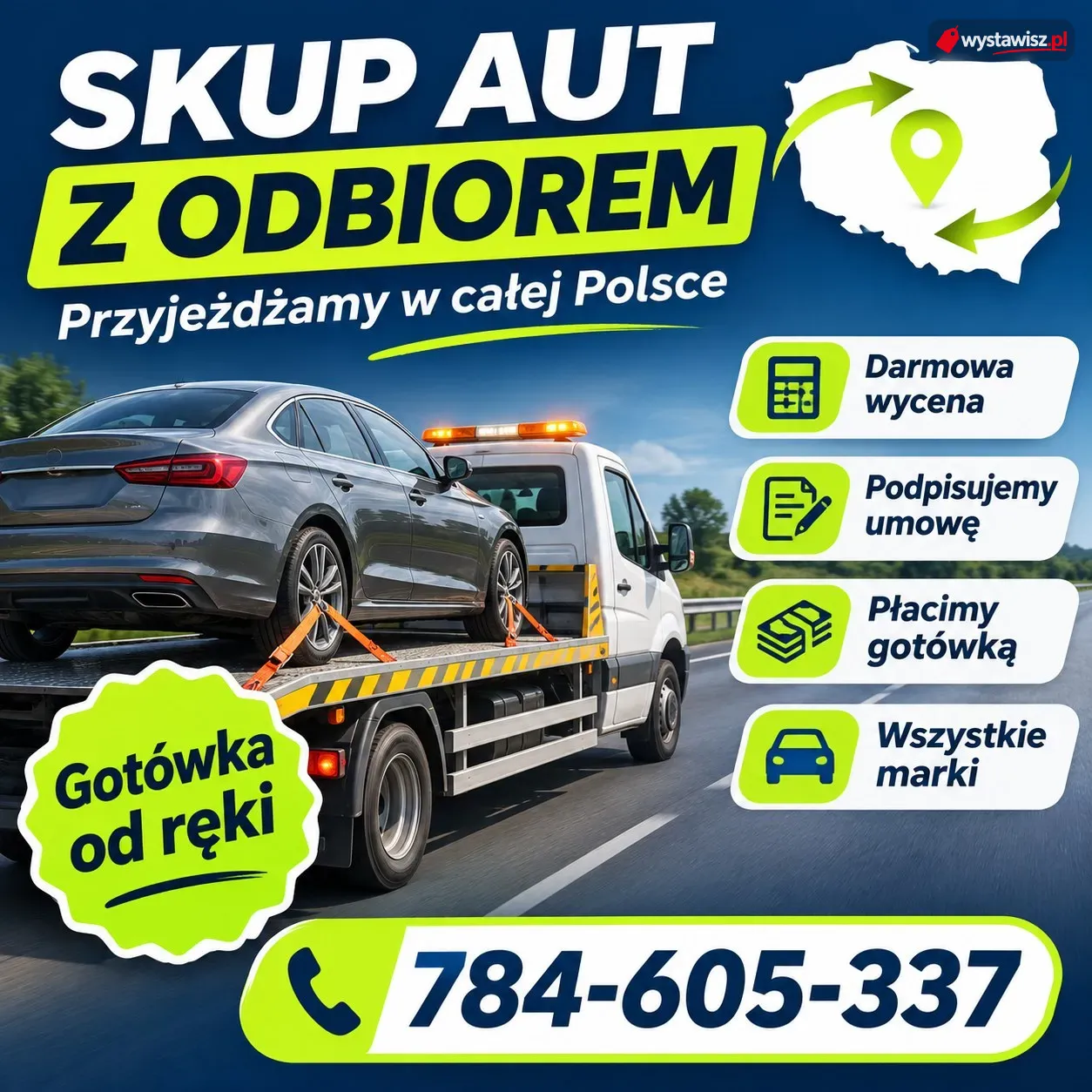 Skup aut z odbiorem lawetą – także niesprawnych i bez przeglądu